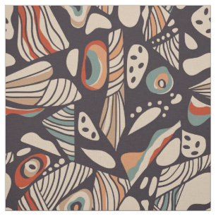 Tecido Asas de borboleta de Abstrato inspiraram um padrã