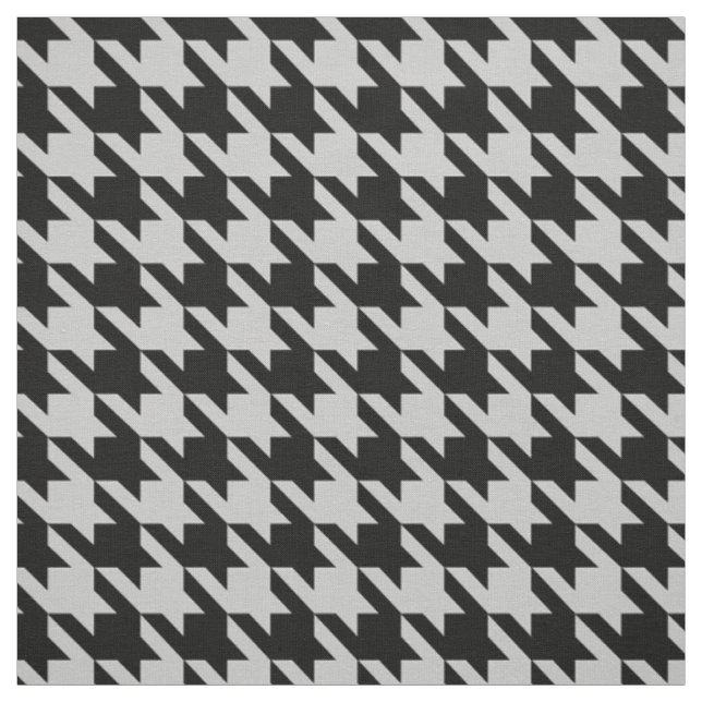 Tecido Ash Cinza Black Houndstooth Check (Modelo)