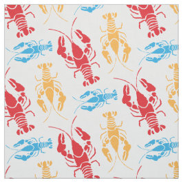 Tecido Assar de Lagosta Vermelha New England