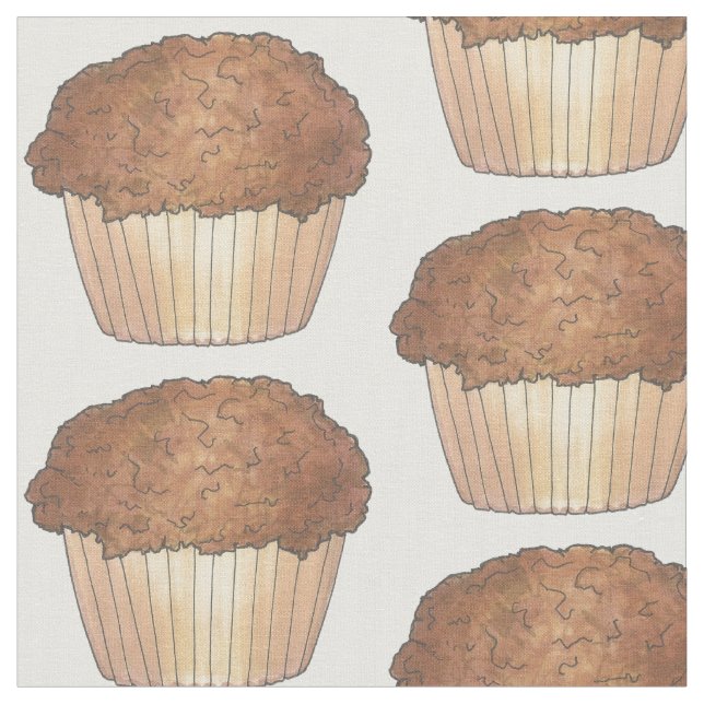 Tecido Assar de Muffin Fresco de Streusel Crumb Fresco (Detalhe)