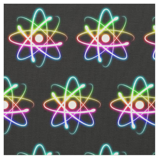 Tecido Atom brilhante colorido (001) (Detalhe)