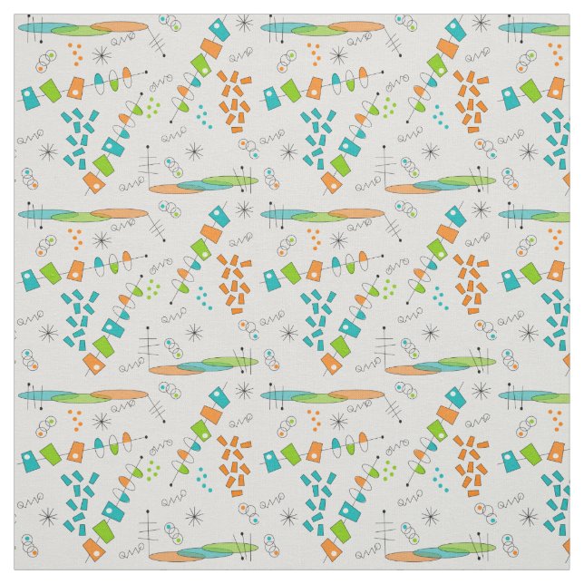 Tecido Atômico da Era Espacial do Século médio  (Modelo)