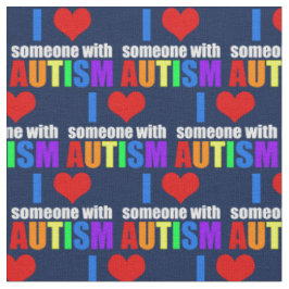 Tecido Autism Love