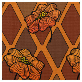 Tecido Autumn Colors Harlequin e Poppies