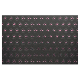 Tecido Aves do Flamingo Rosa