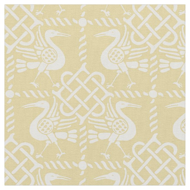 Tecido Aves e Nódulos de Revival Góticos (Detalhe)