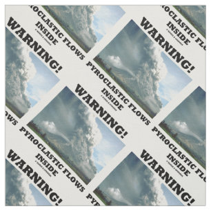Tecido Aviso! Fluxos piroclásticos Dentro Volcano