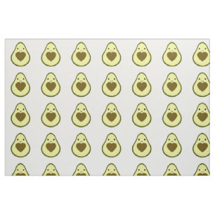 Tecido Avocado ama absurdo absurdo