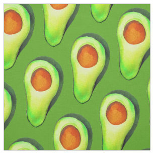 Tecido Avocado viciado em arte verde
