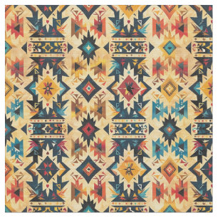 Tecido Aztec Pattern-Vibrant - Geométrico Tribal