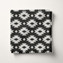 Aztec preto e branco