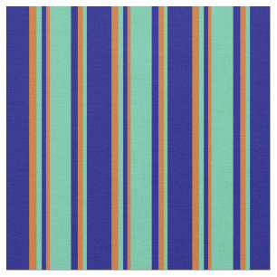 Tecido Azul, Amarino e Estrias Coloridas de Chocolate