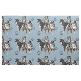 tecido azul australiano Shepherds