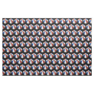 Tecido azul branco vermelho