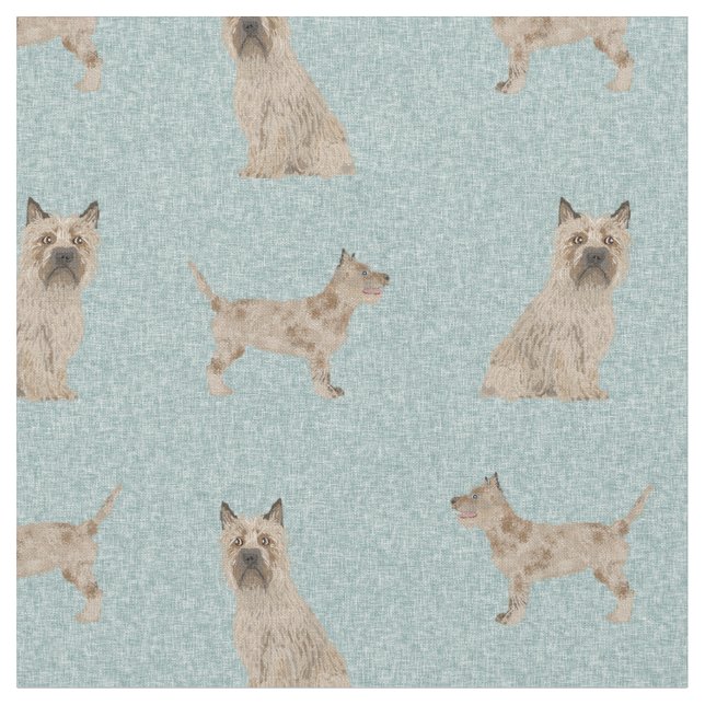 Tecido azul-claro-claro-de-cão aterrador (Detalhe)