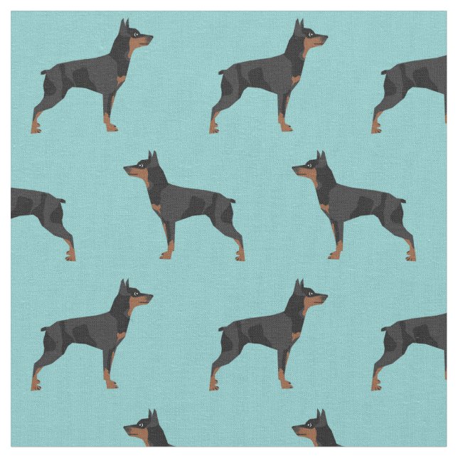 Tecido azul claro para o cão-macho miniatura (Detalhe)