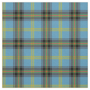 Tecido azul clássico da xadrez de Tartan de Bell