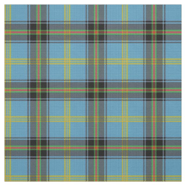 Tecido azul clássico da xadrez de Tartan de Bell (Modelo)