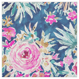 Tecido Azul-Cor-de-água, cor-de-rosa, DEFLORÁVEL