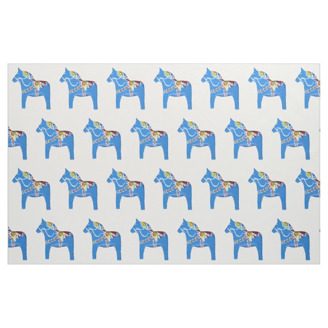 Tecido azul de cavalo (Fat Quarter)
