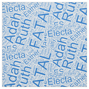Tecido Azul de Colagem OES