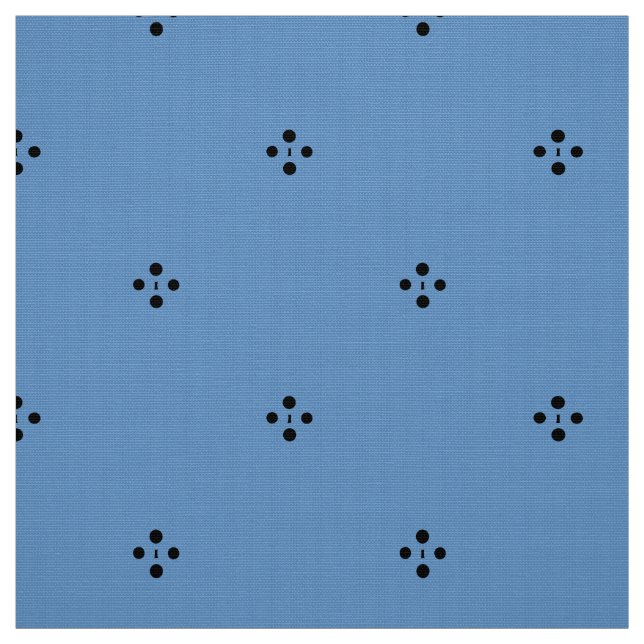 Tecido azul de Ditsy (Modelo)