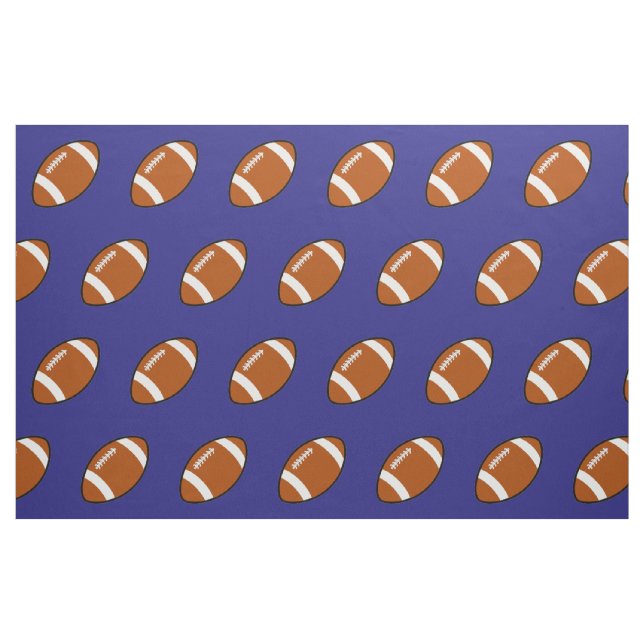 Tecido Azul de Futebol (Fat Quarter)