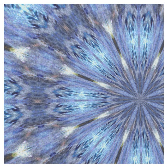 Tecido azul de inverno (Detalhe)