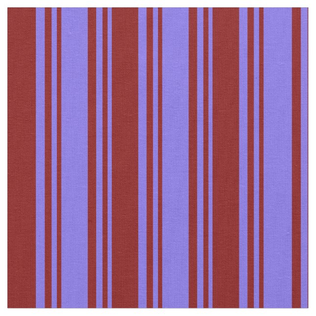Tecido Azul de Slate Médio e Stripes de Maroon (Detalhe)