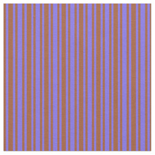 Tecido Azul de Slate Médio e Stripes de Siena
