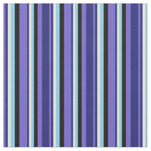 Tecido Azul Diário, Azul-Noite, Ciano, Azul-Céu e Preto