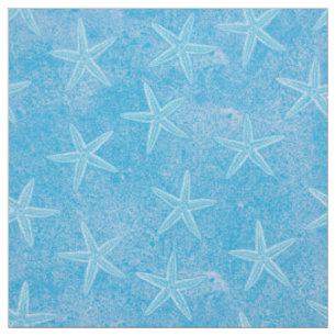 Tecido Azul do Aqua da estrela do mar