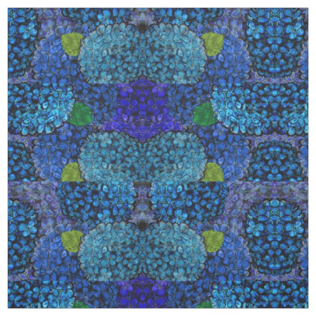 Tecido azul do Hydrangea (Modelo)