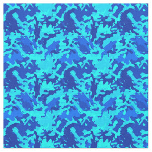 Tecido Azul do impressão de Camo da camuflagem