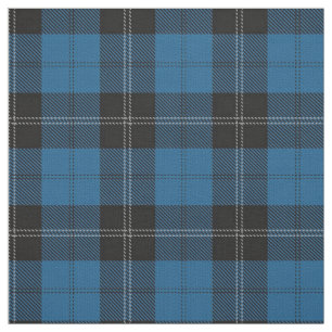 Tecido azul do Tartan da caça de Ramsay Ramsey do