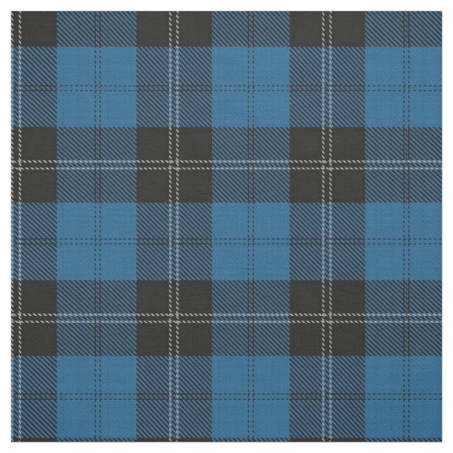 Tecido azul do Tartan da caça de Ramsay Ramsey do (Modelo)