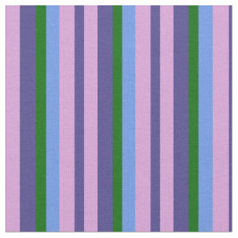 Tecido Azul Escuro, Ameixa, Azul Cornflower e Verde