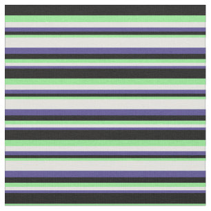 Tecido Azul Escuro, Ciano Claro, Verde Claro e Preto