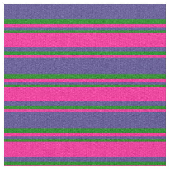Tecido Azul-estilhaço, rosa profundo e cor verde (Detalhe)