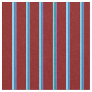 Tecido Azul-fosso, Ciano Escuro, Azul-Céu-Claro e Marrom
