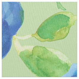 Tecido Azul Indigo Rosa Verde