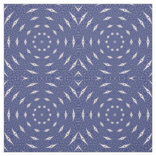 Tecido Azul Marinho e Mitocôndrias Mandala Rosa