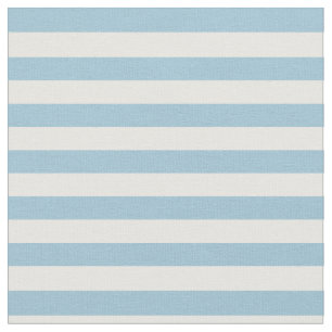 Tecido Azul Pastel claro & branco listrados