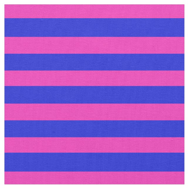 Tecido Azul real, estilhaço cor-de-rosa claro, listras (Detalhe)