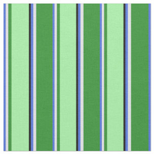 Tecido Azul Real, Lavanda, Verde Florestal, Verde e Preto