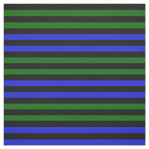 Tecido Azul real, verde-ilha, estilhaço preto da meia-noi
