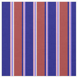 Tecido Azul, Rosa claro, Azul, Castanho e Branco