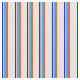 Tecido Azul, Rosa claro, Azul no Céu Profundo, Vermelho e