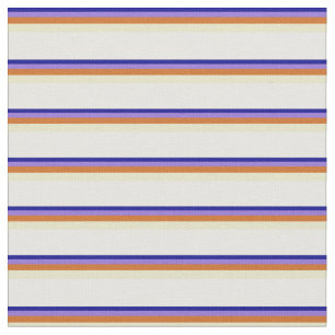 Tecido Azul, Roxo, Chocolate, Dourado Pálido e Branco
