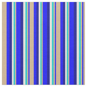 Tecido Azul, Tan, Turquesa Escura, Amarelo Claro, Azul Es